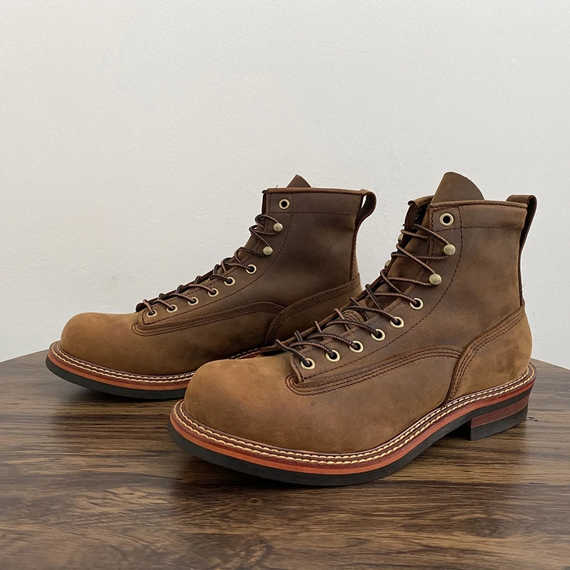 Tools Quality - Vintage British Men Ankle Boots Handmade