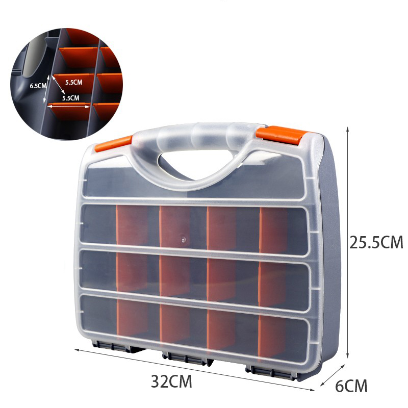 Screw Organizer Kit - ABS Plastic Portable Parts Box Screw