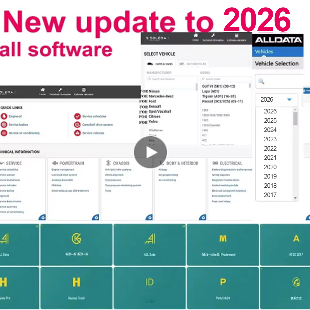 2026 Alldata Online Software A - Workshop Tools Online recension och pris