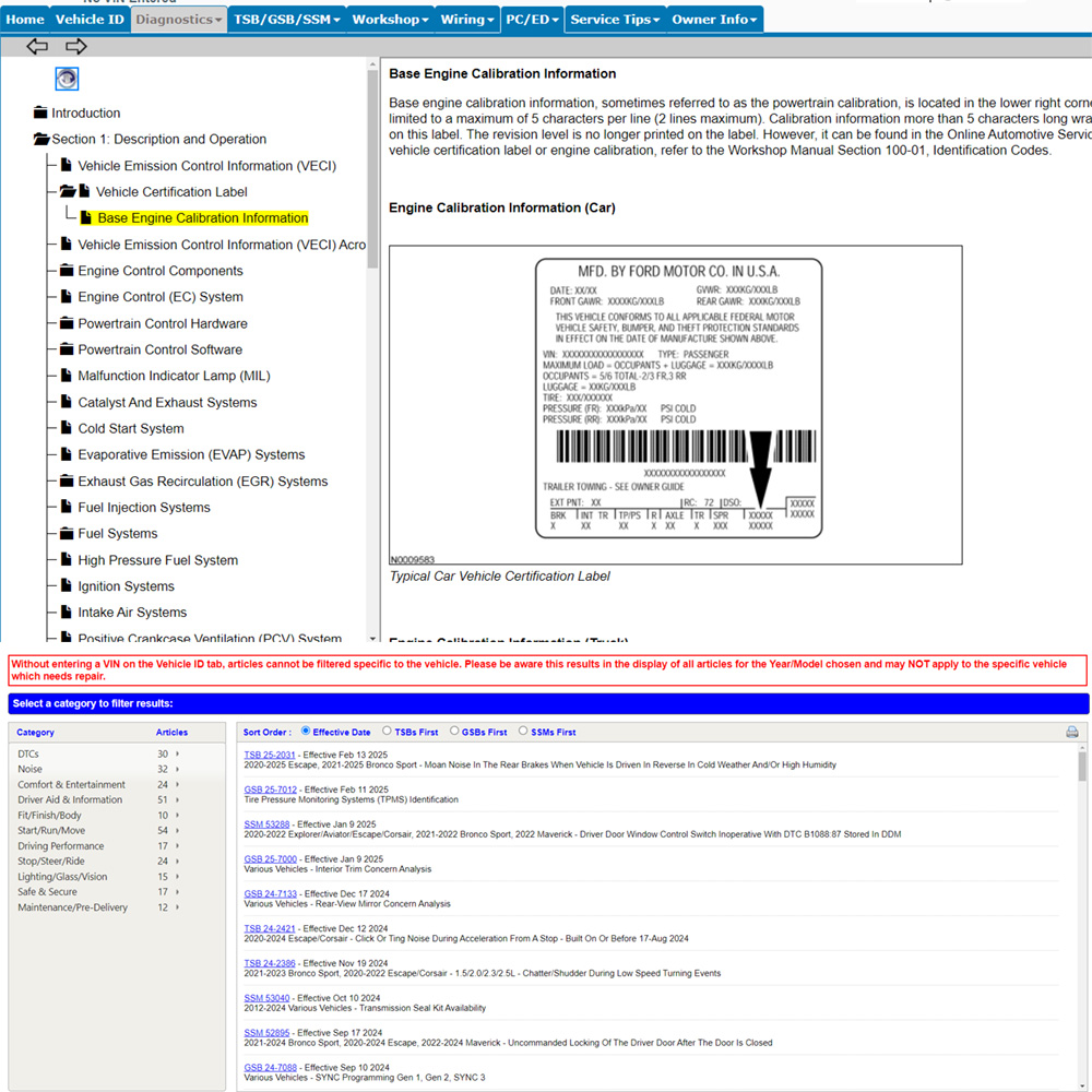 2026 for Ford PTS Online Softw - Workshop Tools Online recension och pris