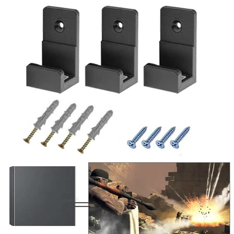 Wall Mount Holder For PS4 Cons - Screw Organizer Kit recension och pris