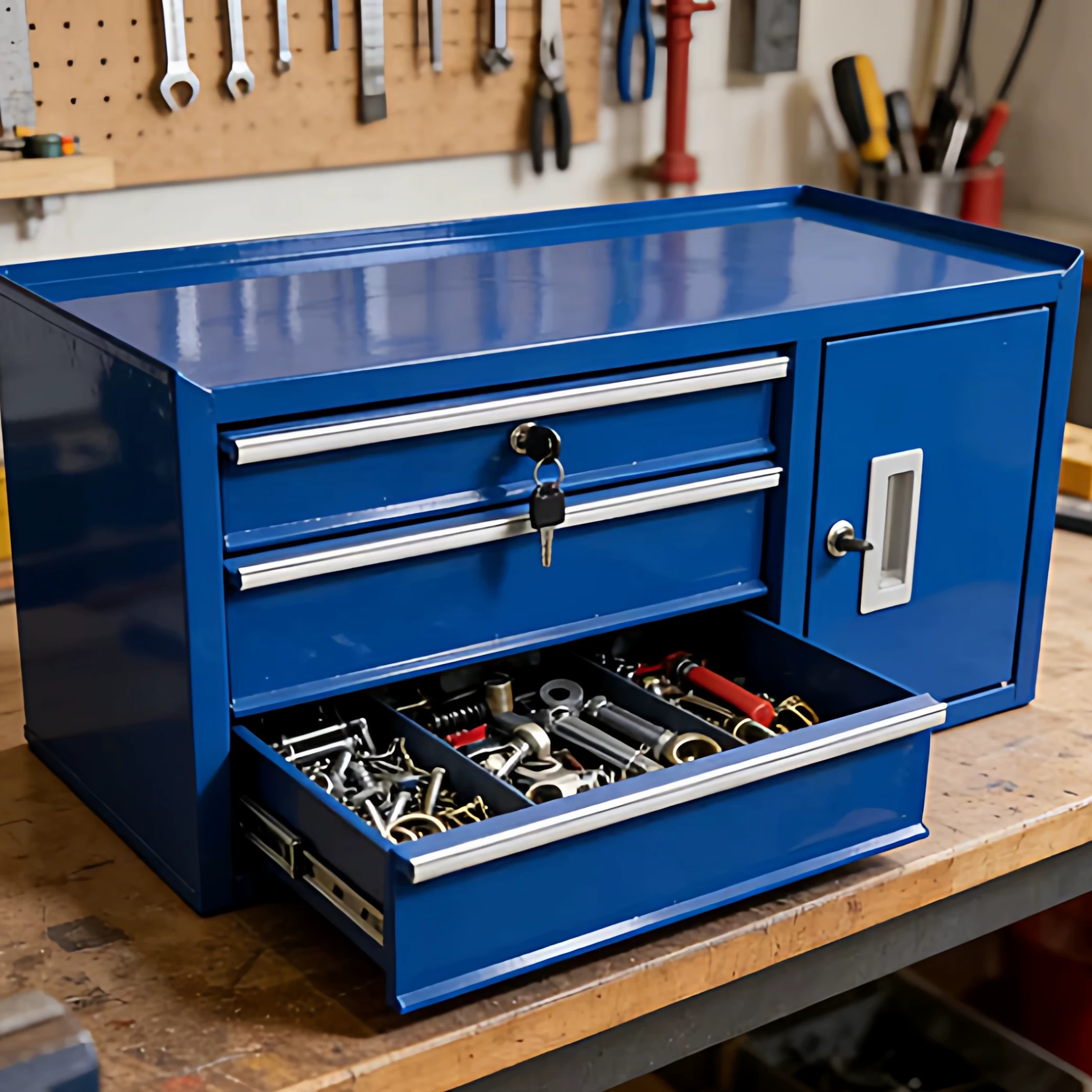 Multi-purpose Iron Desktop Too - Tools Box For Workshop recension och pris