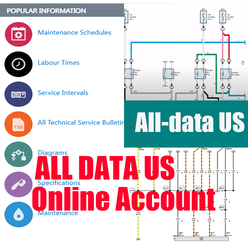 2026 Online Account Alldata US - Workshop Tools Online recension och pris