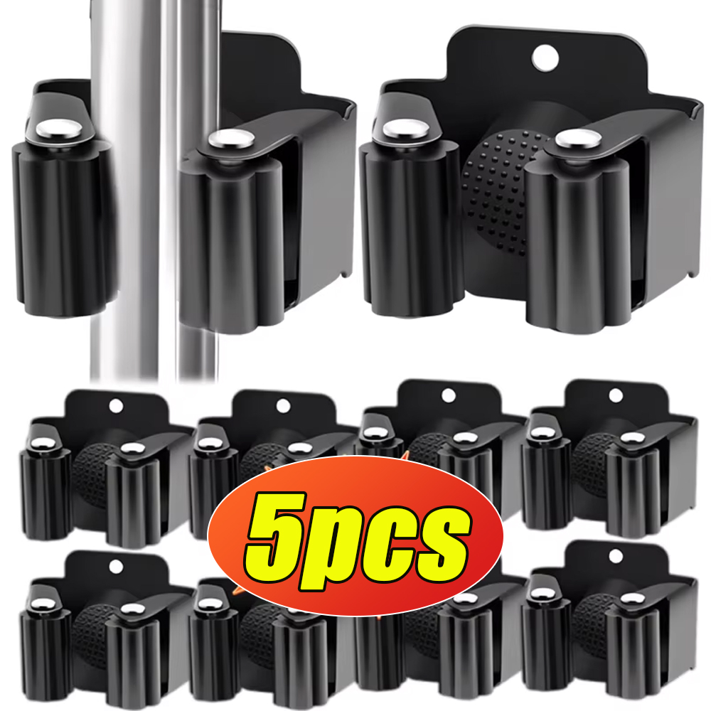 Wall Mounted Mop Clip Holder M - Screw Organizer Kit recension och pris