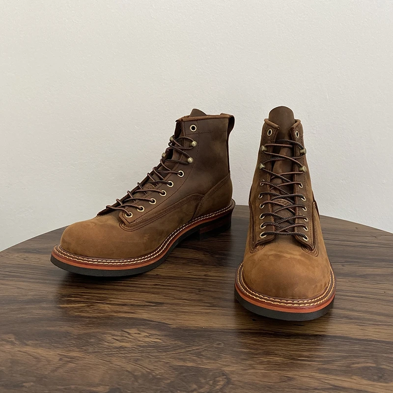 Vintage British Men Ankle Boot - Tools Quality recension och pris