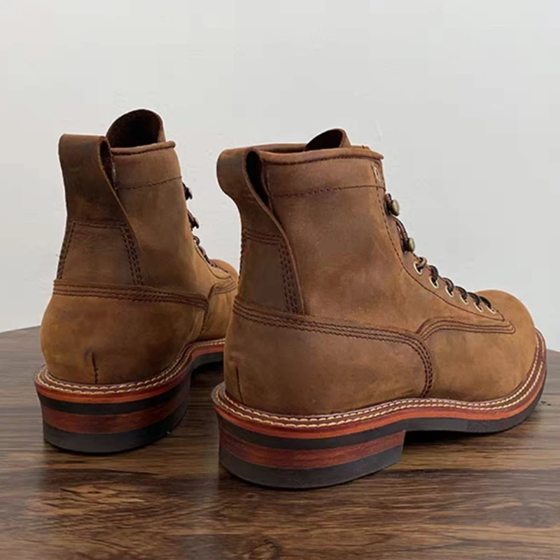 Vintage British Men Ankle Boot - Tools Quality recension och pris
