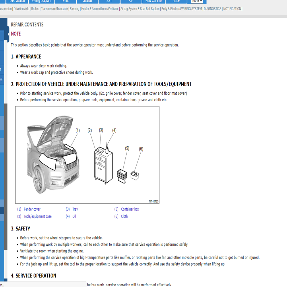 Online Account for Su-baru S-T - Workshop Tools Online recension och pris