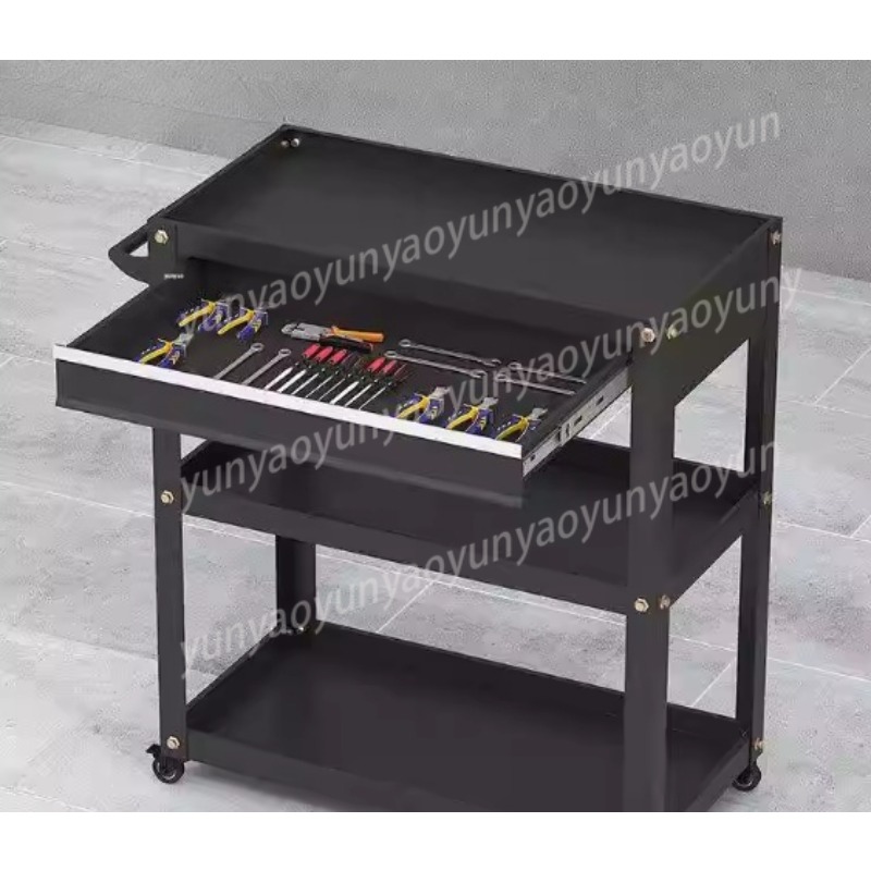 Heavy Duty 3 Tier Rolling Cart - Workshop Tools Trolley recension och pris