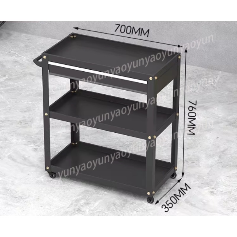 Heavy Duty 3 Tier Rolling Cart - Workshop Tools Trolley recension och pris