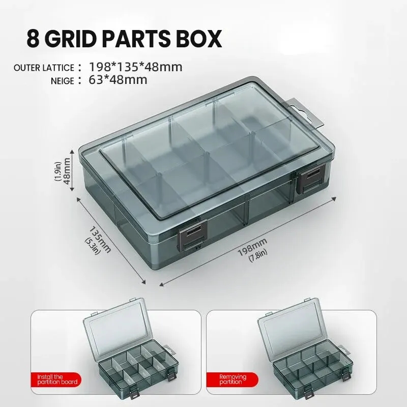 AIRAJ Plastic Tool Parts Box S - Screw Organizer Kit recension och pris