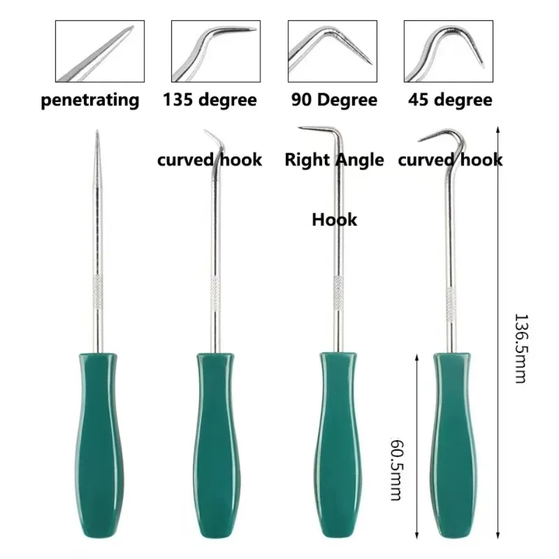 4Pcs 135mm Oil Seal Pick Hooks - Workshop Tools Kit recension och pris
