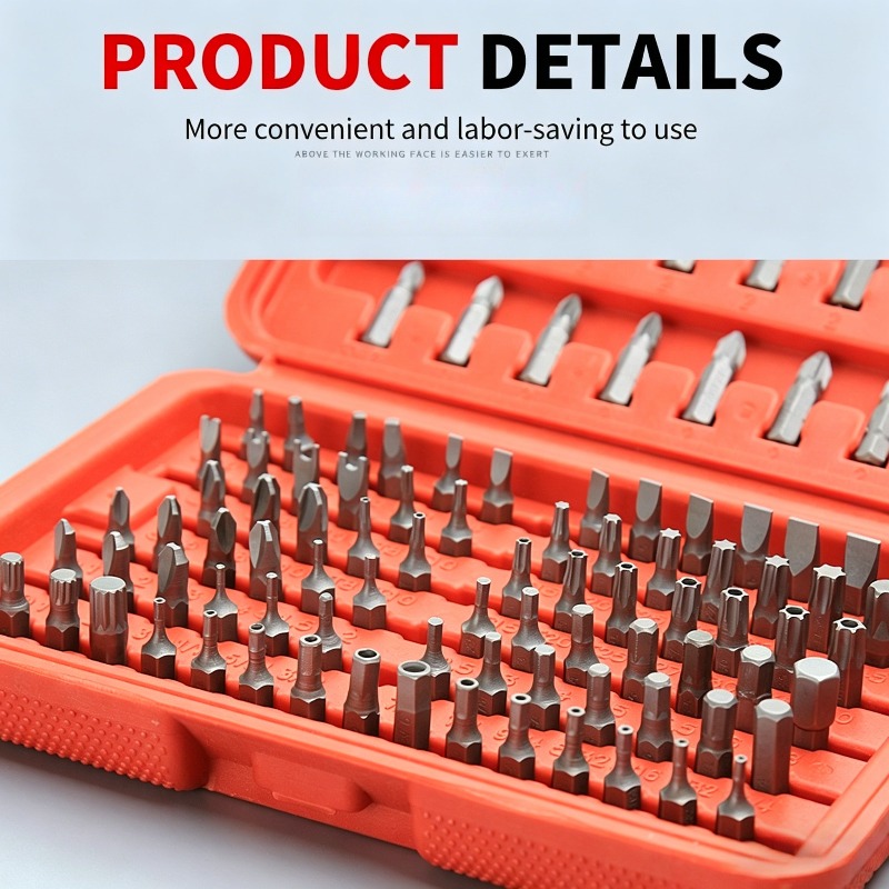 100PCS Screwdriver Bit Set, Ho - Workshop Tools Kit recension och pris