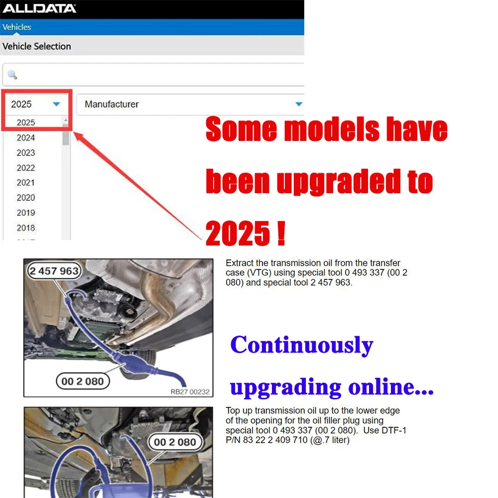 2027 Alldata CAR Data Newest O - Workshop Tools Online recension och pris