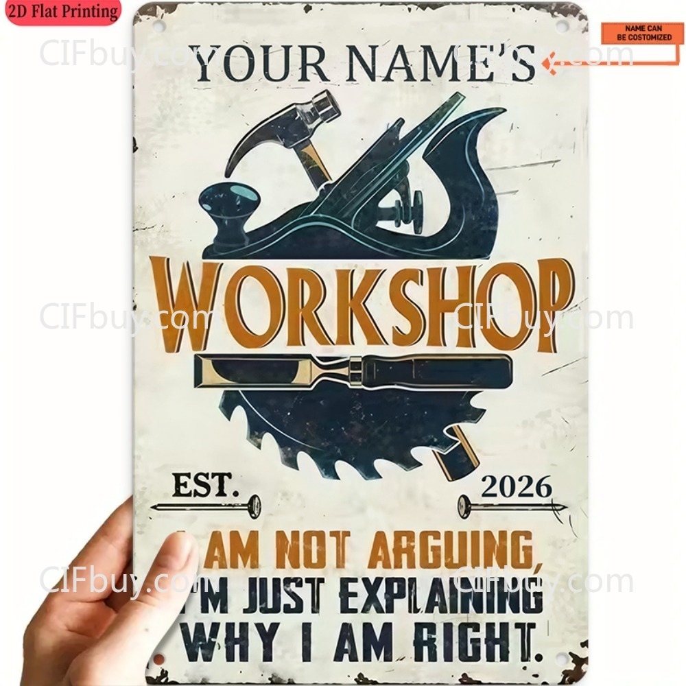 Custom Name Workshop Metal Sig - Workshop Tools And Names recension och pris